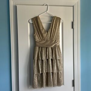 Lilly Pulitzer new with tags gold sequin dress. Size XS.